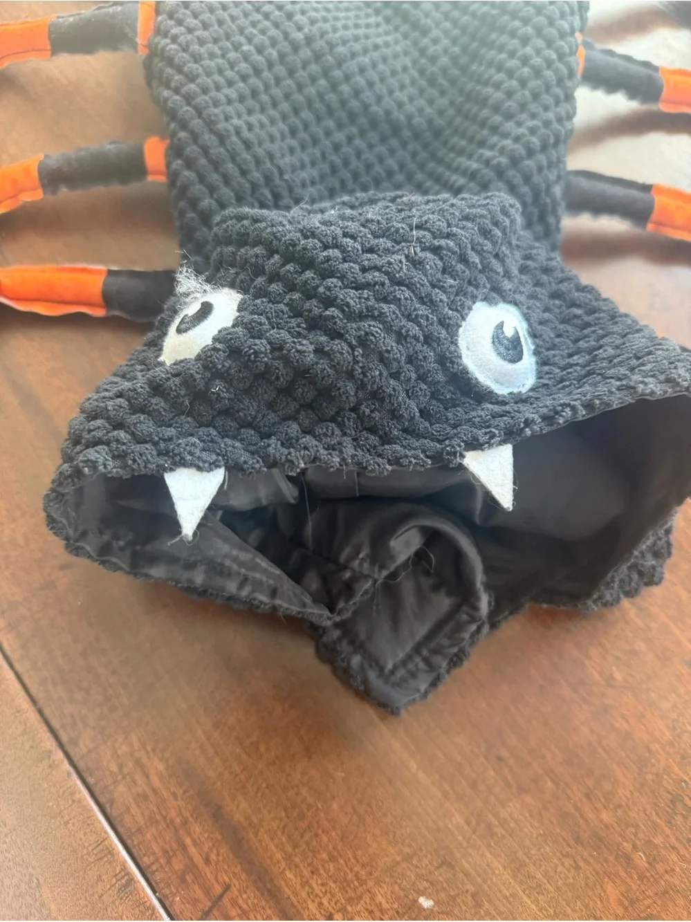 Vibrant Life Small Dog Spider Halloween Costume Black Orange